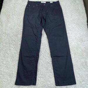 Brax Feel Good Cooper Fancy Straight Leg Pant Navy Blue Mens 34x29